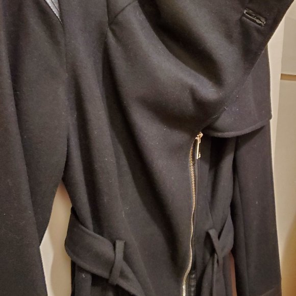 Bebe Black Coat Size Medium - Picture 5 of 14